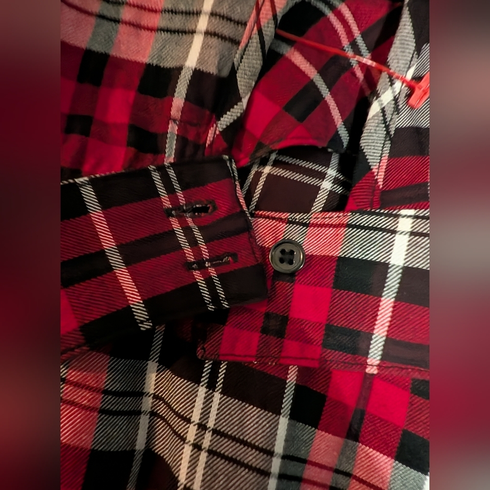 Plaid Sleeveless High Neck Punk/Grunge/Academia Mini Dress - Picture 4 of 6